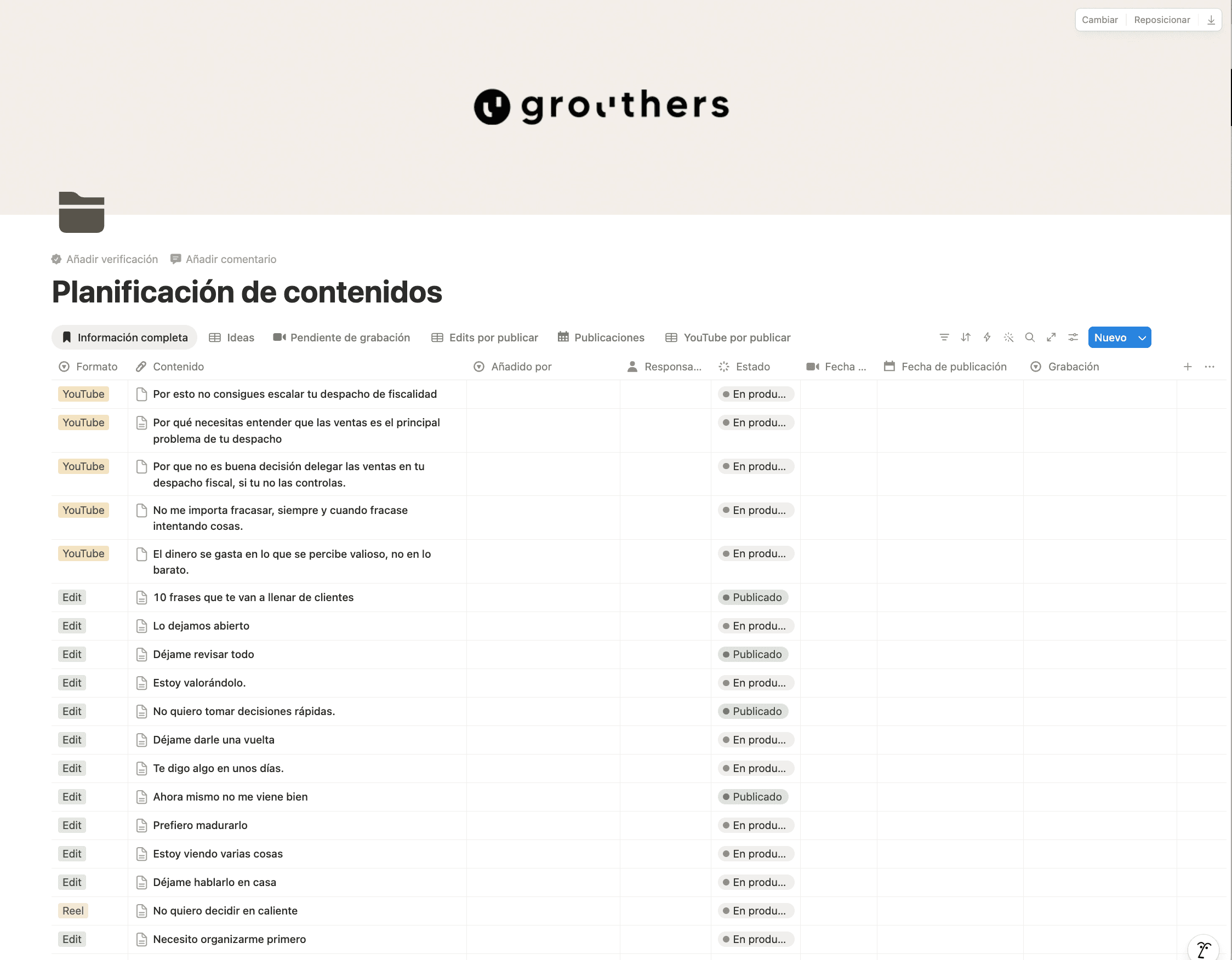 Vistazo del recurso: Sistema de creación: del cero al calendario
