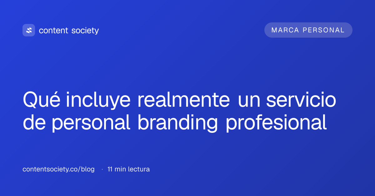 Qué incluye realmente un servicio de personal branding profesional ...